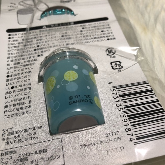 🥮 SALE 2/$15 BNWT Sanrio Cinnamoroll Blue Frappe Keychain Cellphone Strap - Picture 4 of 4